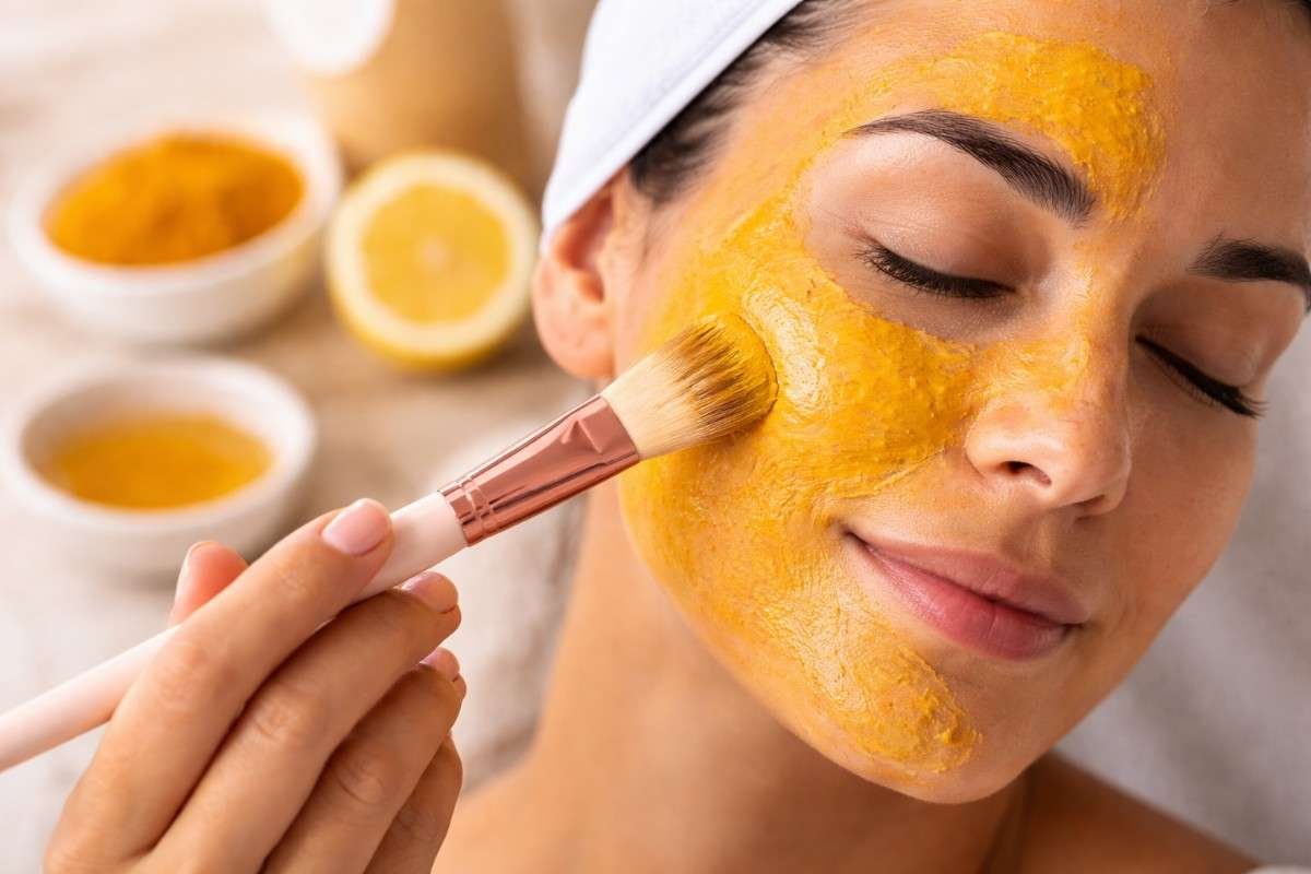 Brightening Turmeric & Lemon Mask (Best for Glow)