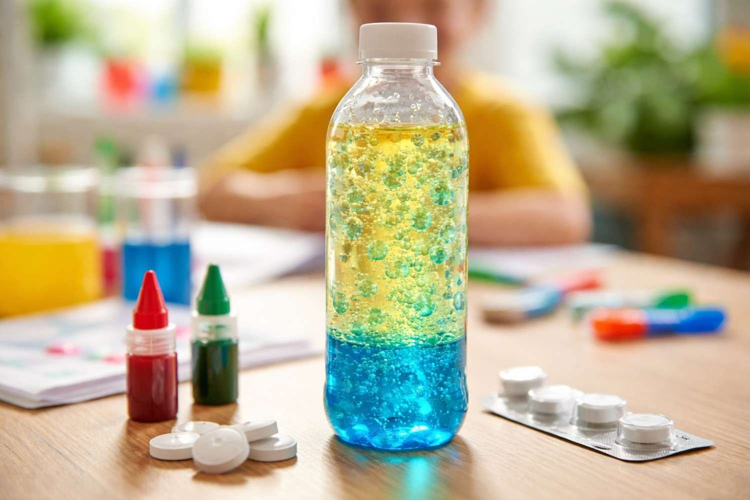Plastic Bottle Lava Lamp: Fun Science Experiment for Kids