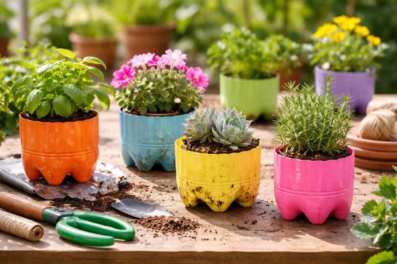 Plastic Bottle Planters: Grow Your Garden Sustainably