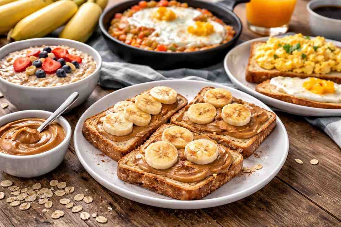 Peanut Butter and Banana Toast