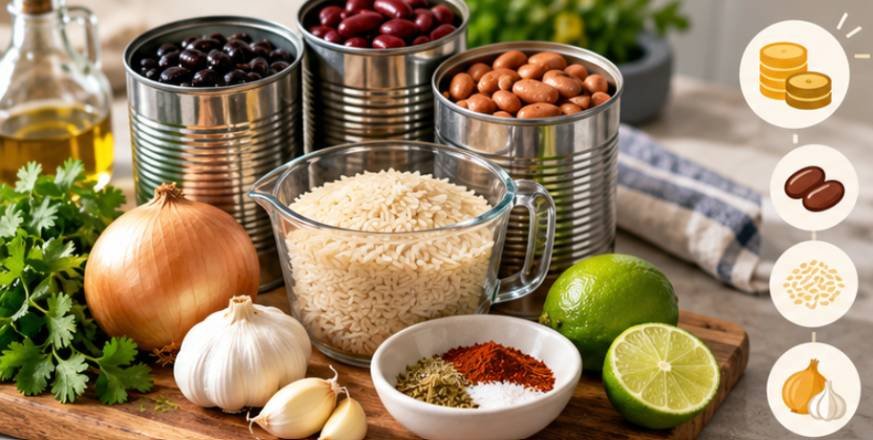Cheap Meals Using Canned Beans and Rice That Actually Taste Good