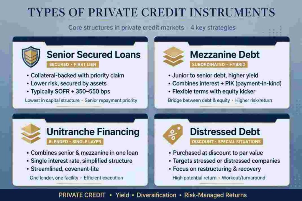 Types of Private Credit Instruments