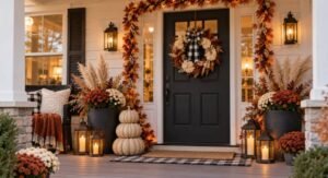 DIY Dollar Tree Fall Porch Decor on a Budget