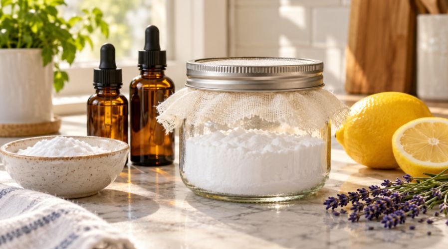 DIY Homemade Air Freshener Baking Soda Essential Oil