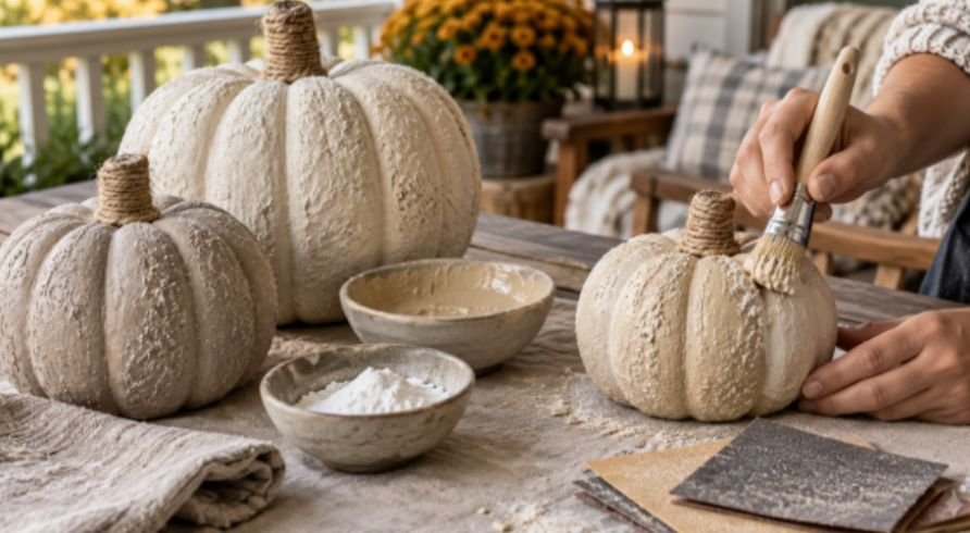 Matte Ceramic Stacking Pumpkins with Weighted Ballast