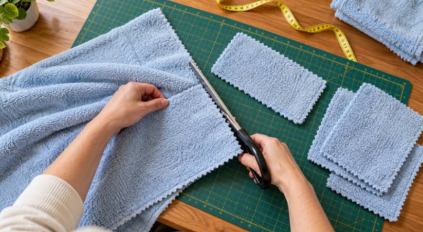 Sizing, Cutting, and Prepping Your Rags for the Sweeper