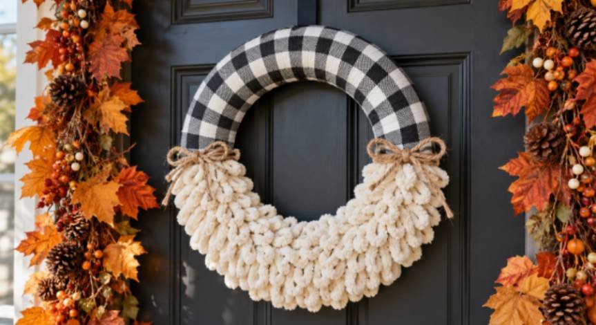 Volumetric Garland Framing Using Wire Stem Interlocking